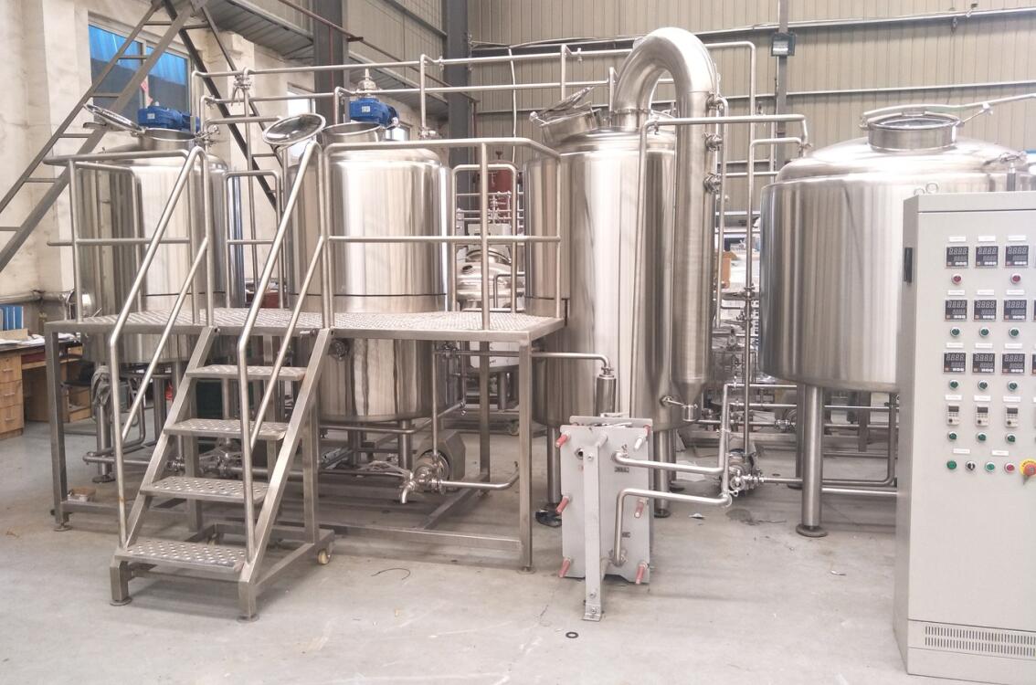 Three Vessel 500L Beer Brewing Machine Delivery to Chile